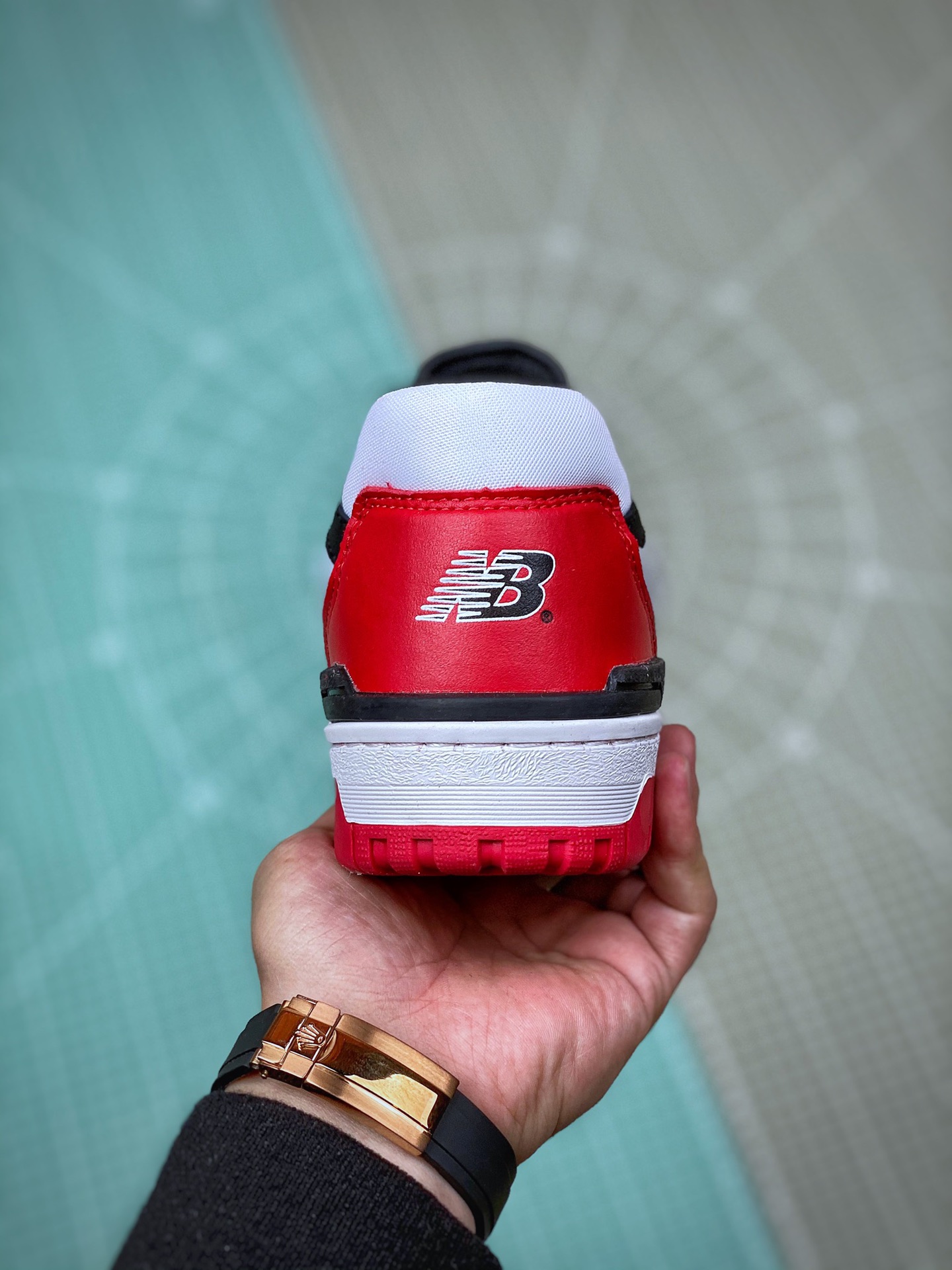 New Balance 550 White Red Black - vstockx