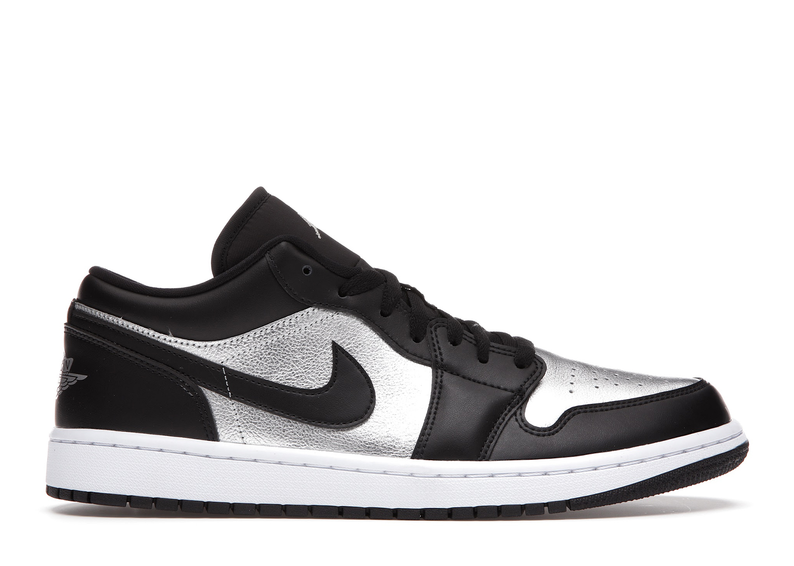 Jordan 1 Low SE Black Metallic Silver - vstockx