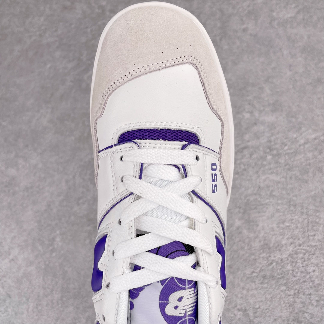 New Balance 550 White Purple - vstockx