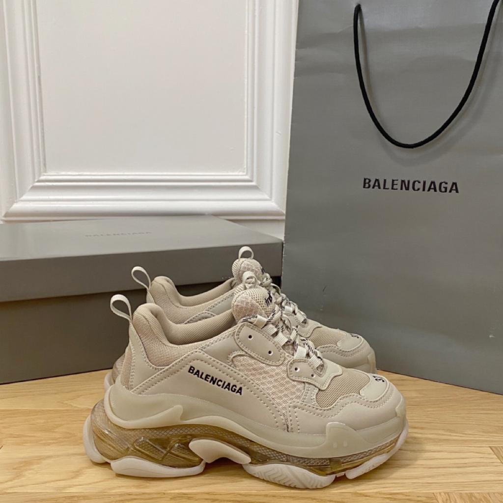 Balenciaga Triple S Clear Sole Off White - vstockx