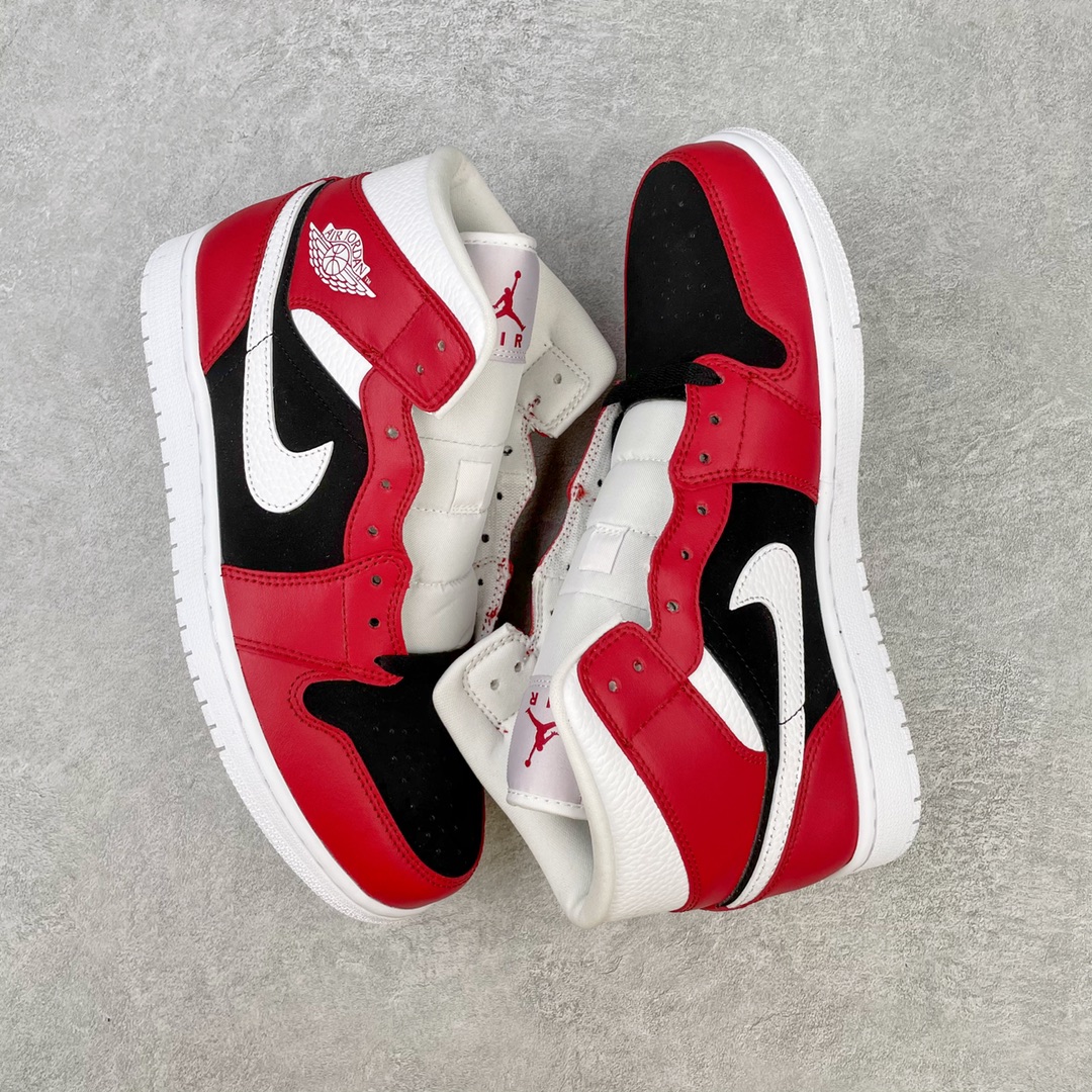 Jordan 1 Mid Gym Red Black (W) - vstockx