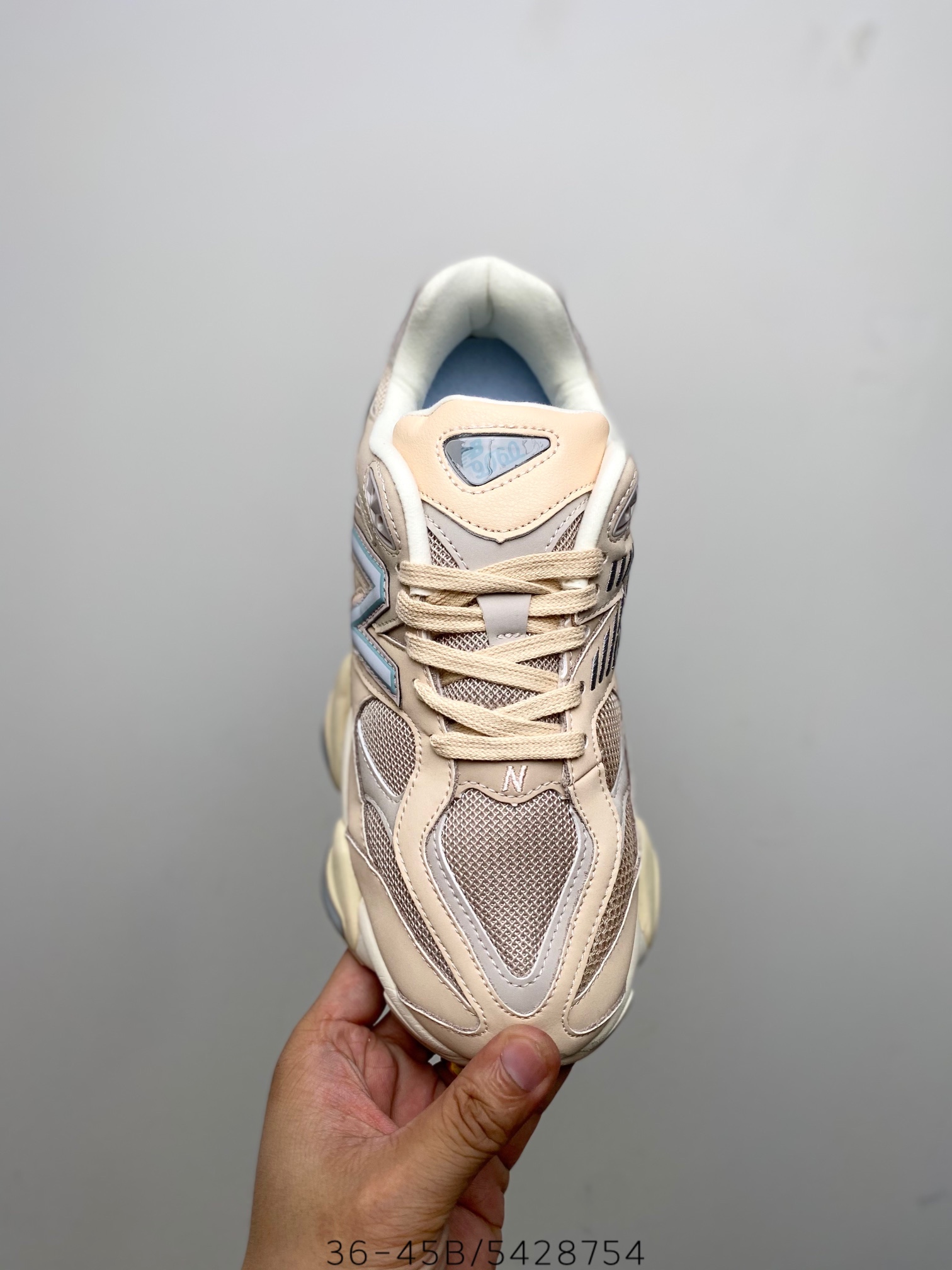 New Balance 9060 Ivory Cream Pink Sand - vstockx