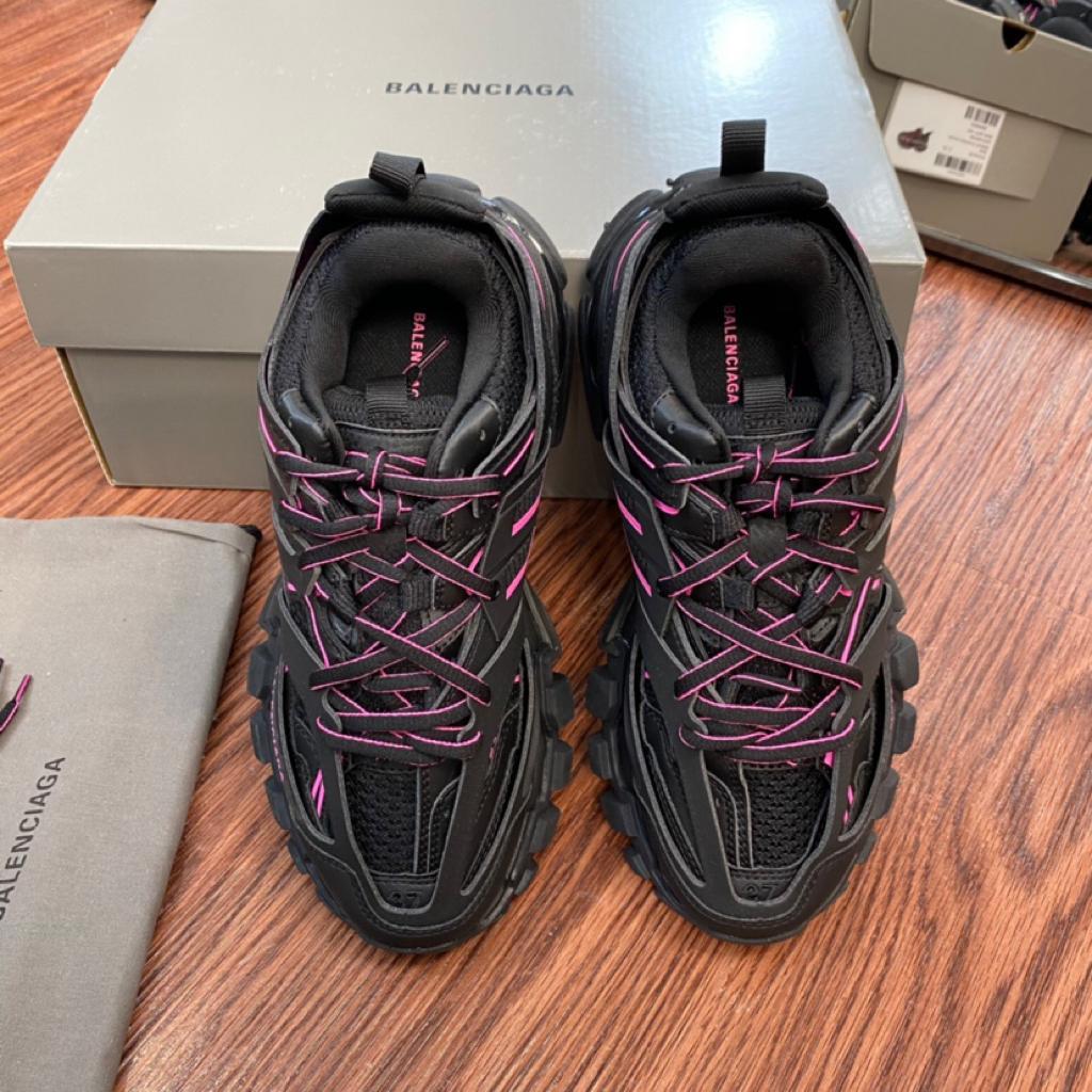 Balenciaga Track Washed Black Pink (W) - vstockx
