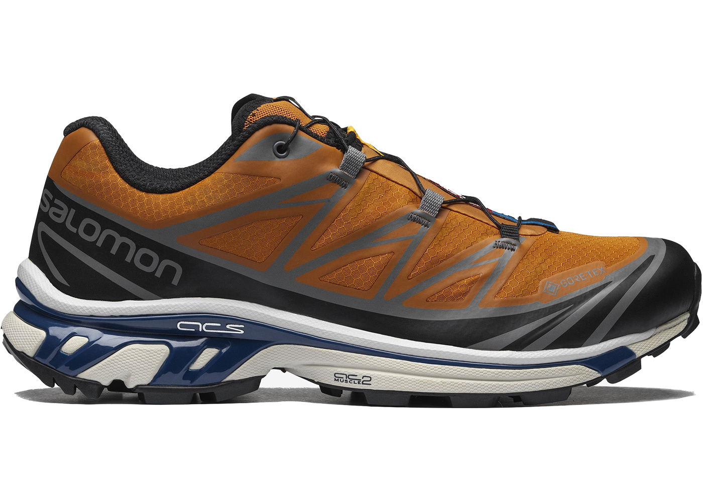 Salomon XT-6 Gore-Tex Utility Marmalade Black Navy - vstockx