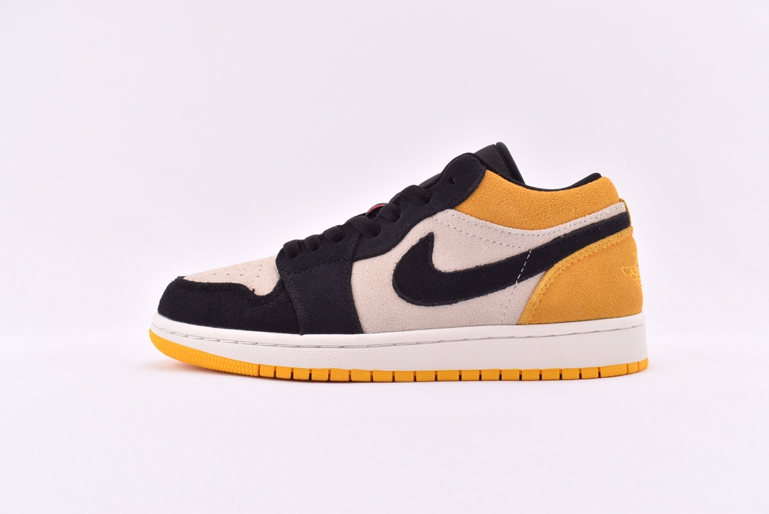 Jordan 1 Low Sail University Gold Black - vstockx