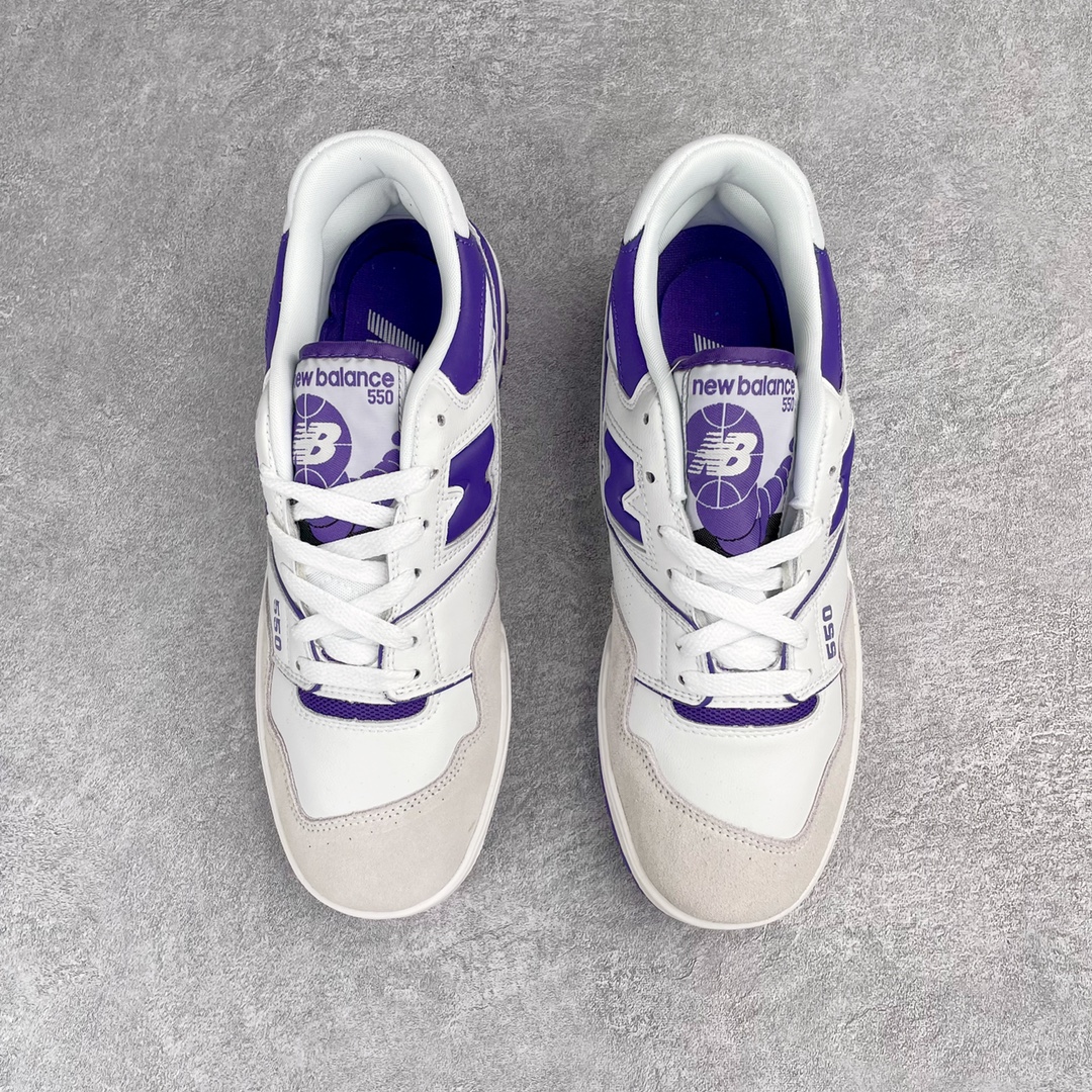 New Balance 550 White Purple - vstockx