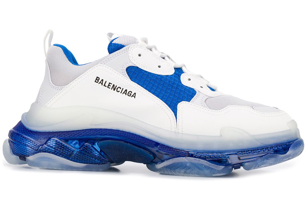 Balenciaga Triple S White Blue - vstockx