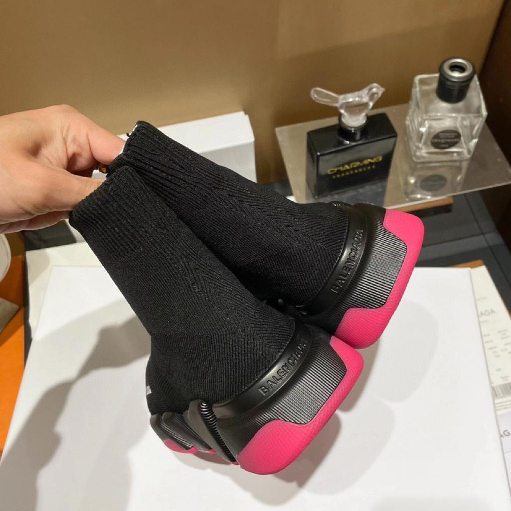 Balenciaga Speed 2.0 sneakers pink black - vstockx