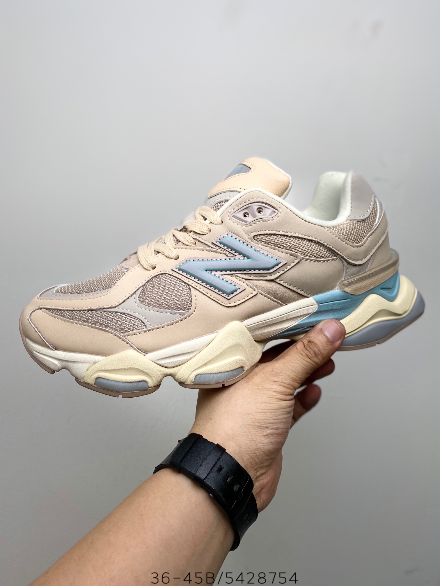 New Balance 9060 Ivory Cream Pink Sand - vstockx