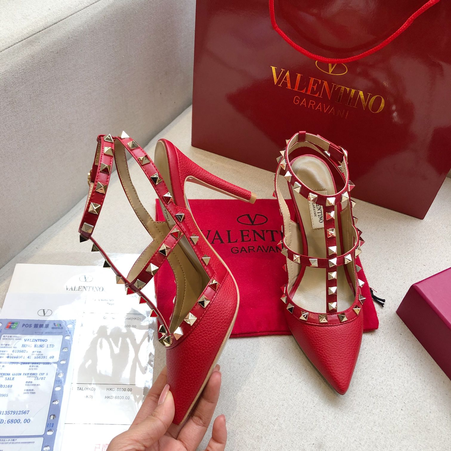 Valentino Garavani Roman Stud 65mm sandals Women 8 - vstockx