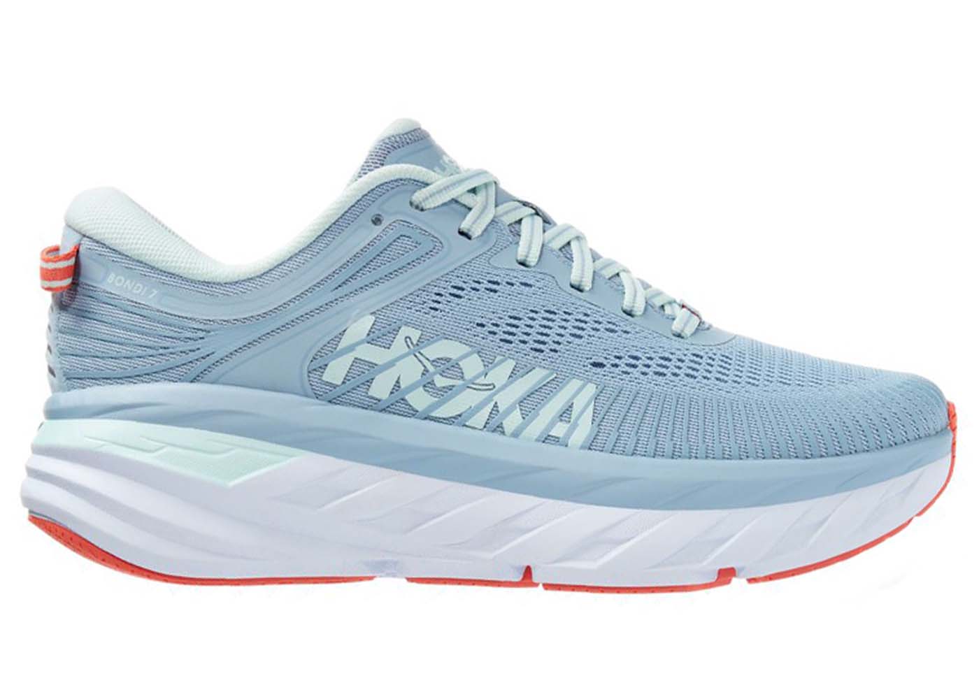 Hoka One One Bondi 7 Blue Fog (Women's) - vstockx