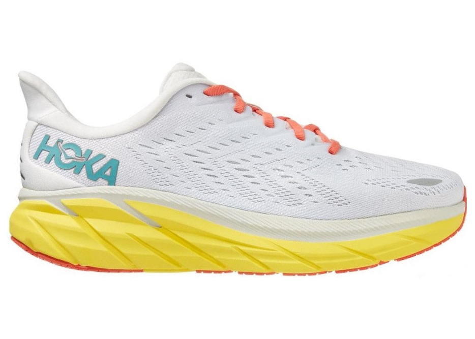 Hoka One One Clifton 8 Blanc De Blanc Illuminating Yellow - vstockx