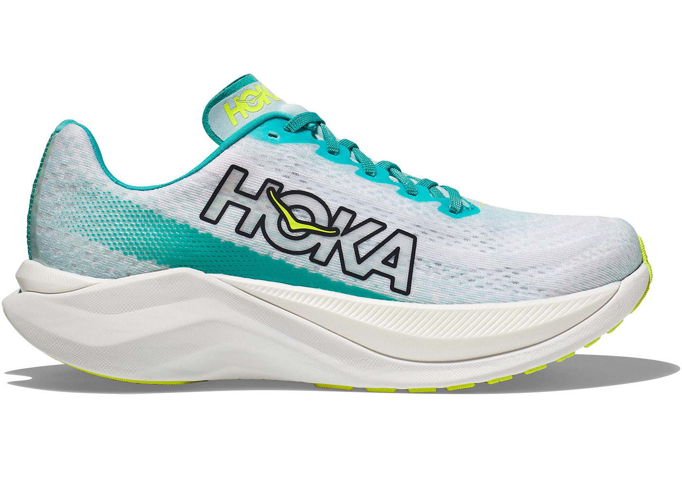Hoka One One Mach X White Blue Glass (Women's) - vstockx