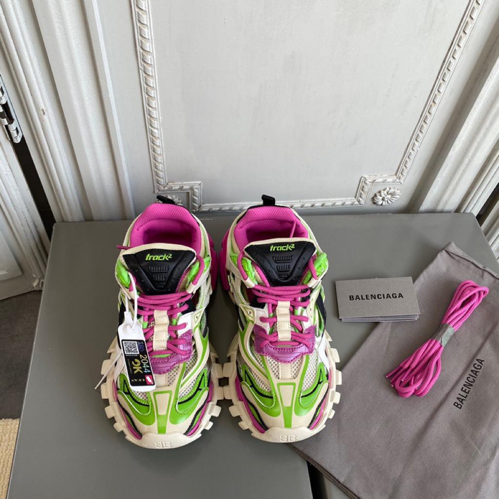 Balenciaga Track.2 Pink Green - vstockx