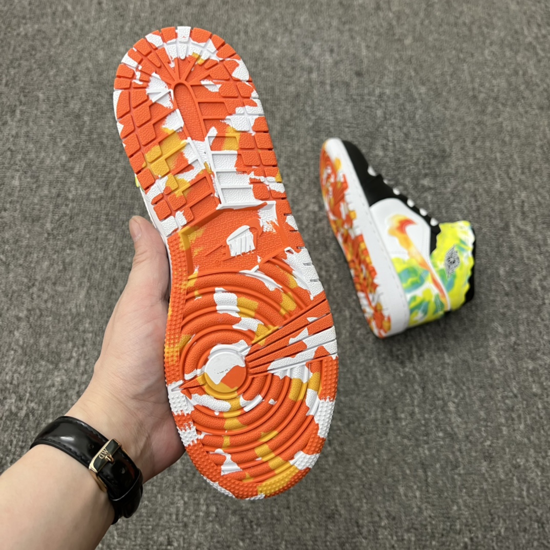 Jordan 1 Mid SE Slim Vortex (GS) - vstockx