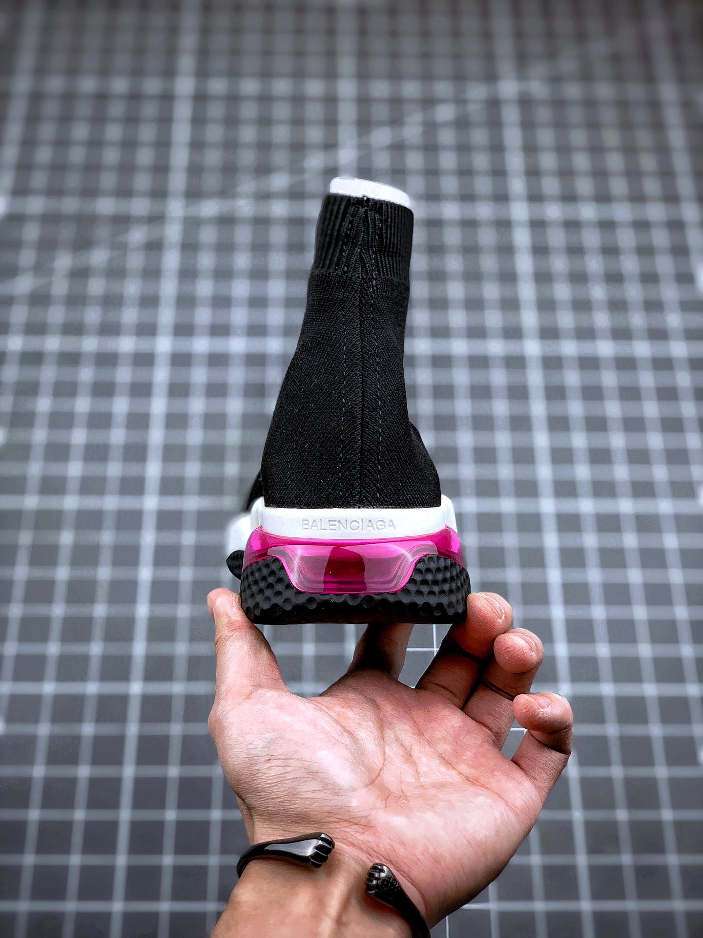 Balenciaga Speed Trainer Clearsole Pink (W) - vstockx