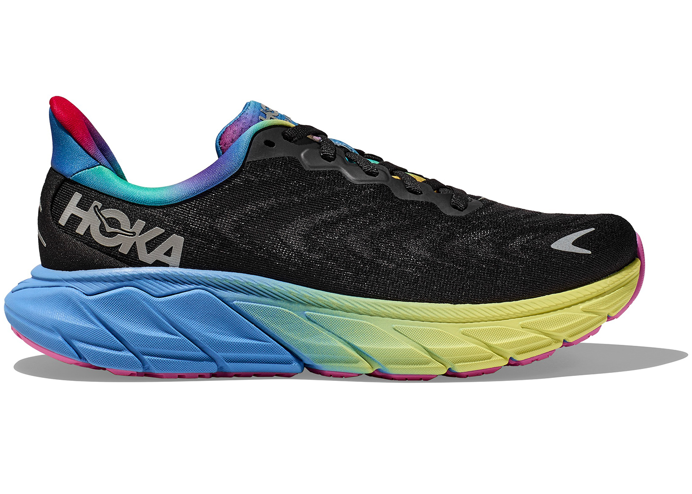 Hoka One One Arahi 6 Black Silver Multi-Color - vstockx