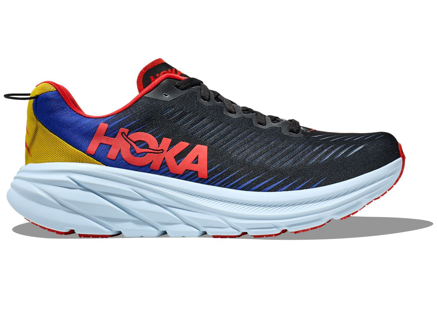 Hoka One One Rincon 3 Black Dazzling Blue - vstockx