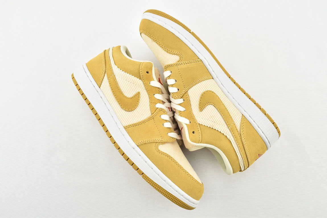 Jordan 1 Low SE Twine Orange Quartz Corduroy - vstockx