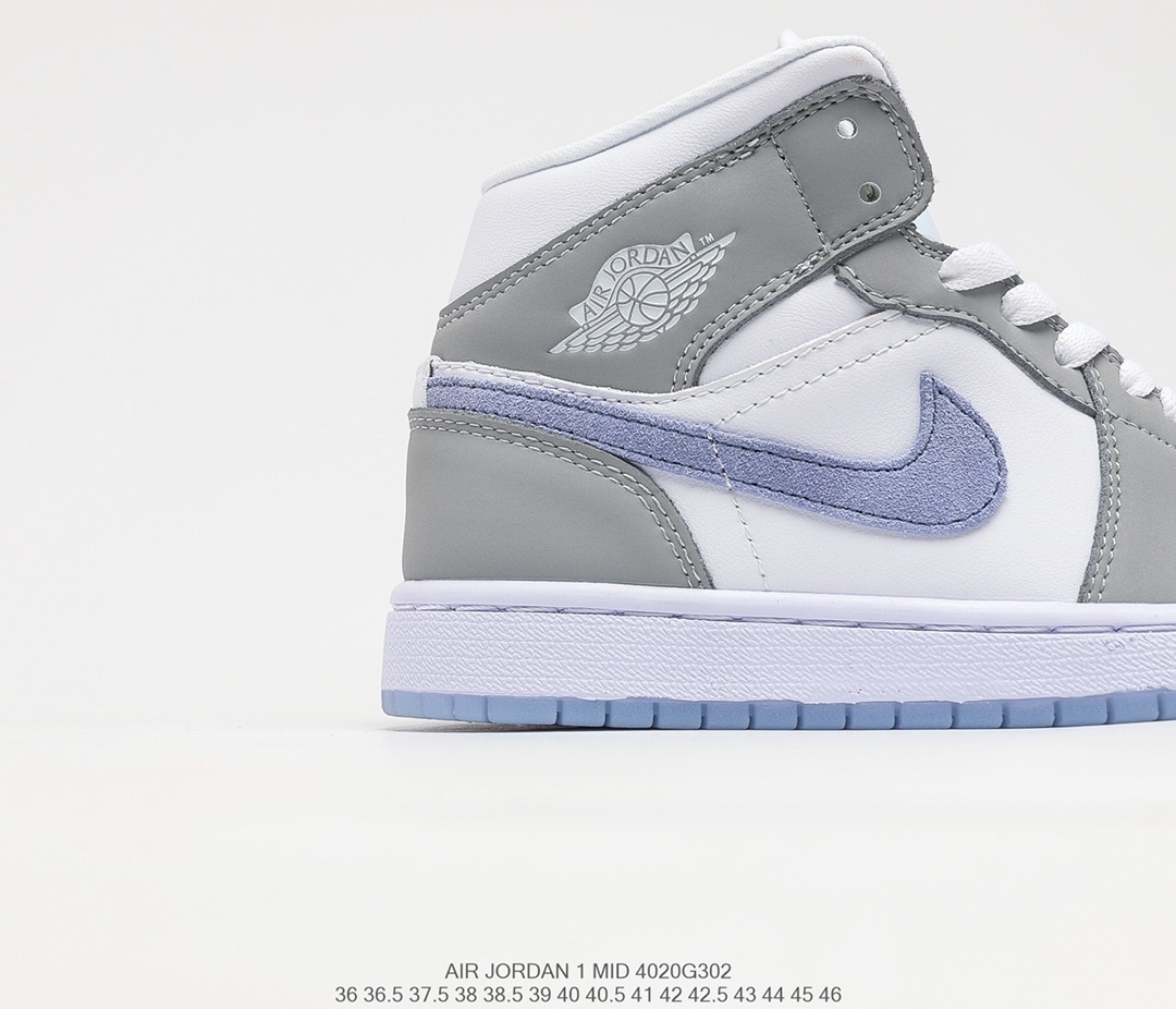 Jordan 1 Mid Wolf Grey Aluminum (W) - vstockx