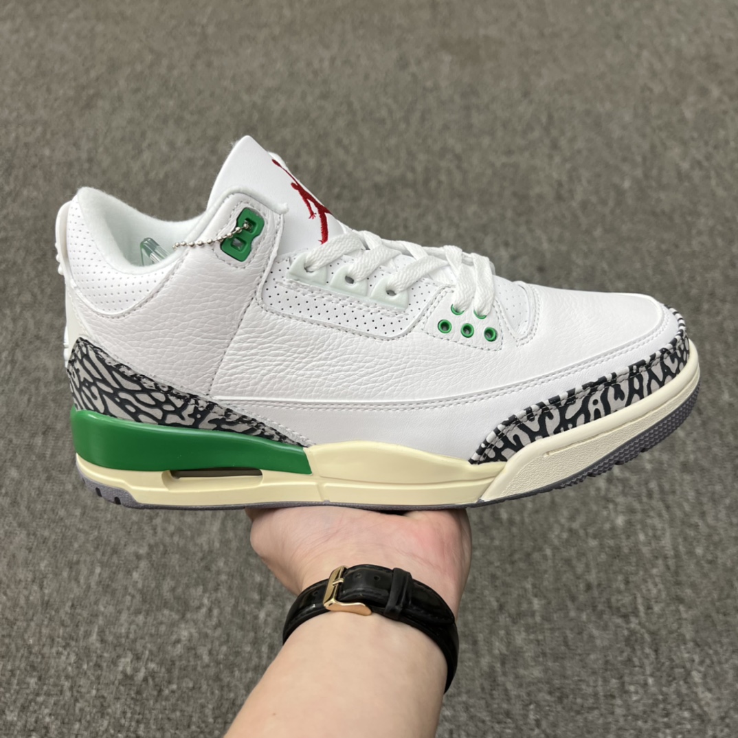 Jordan 3 Retro Lucky Green (Women's) - vstockx