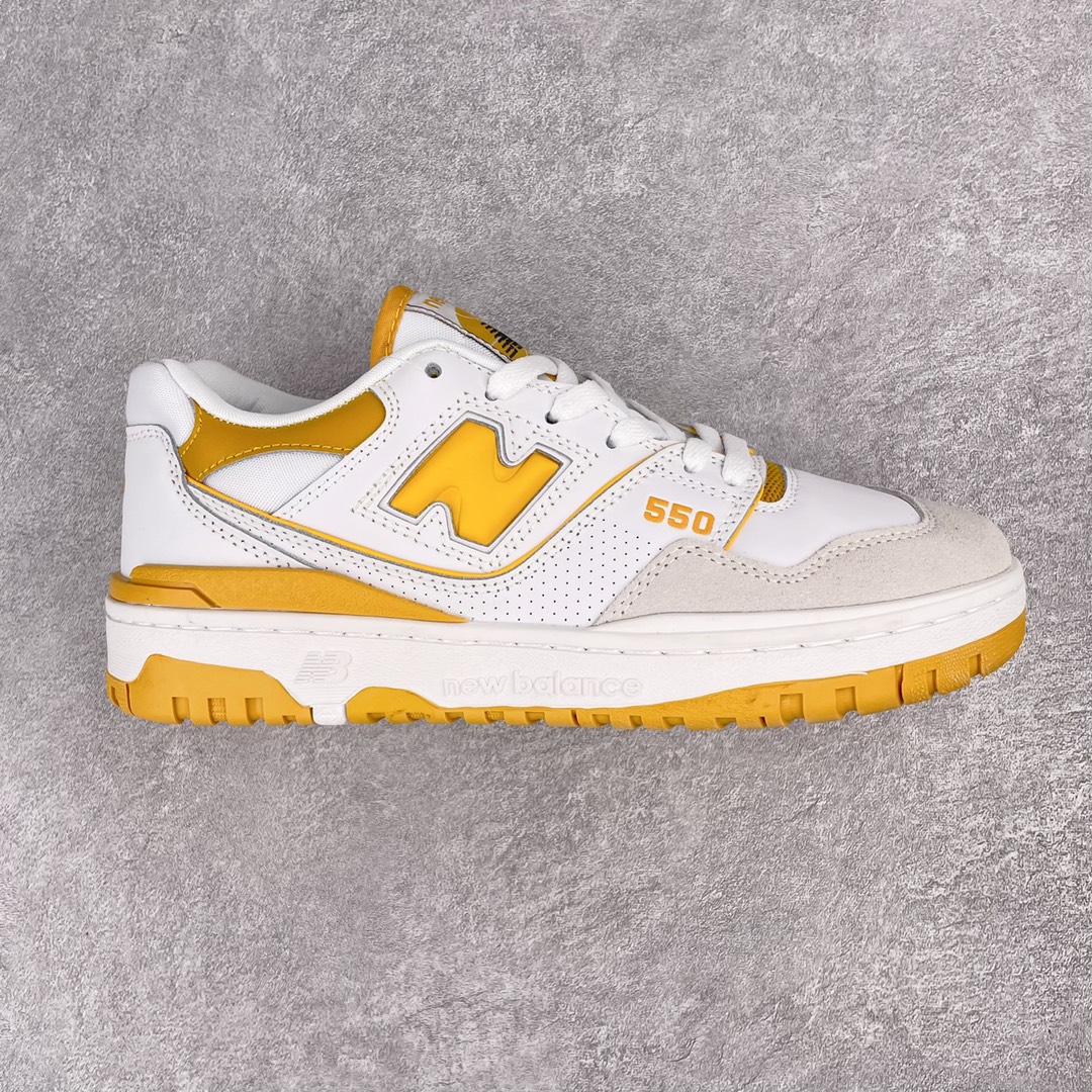 New Balance 550 Sea Salt Varsity Gold - vstockx