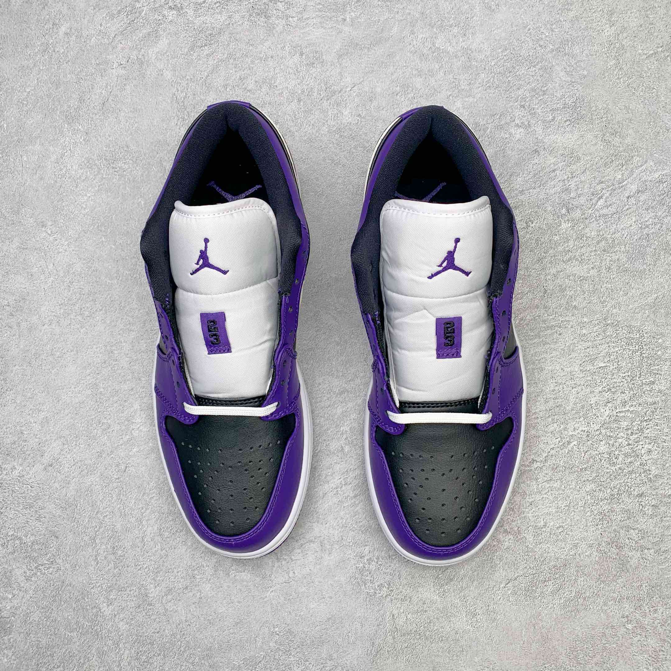 Jordan 1 Low Court Purple Black - vstockx