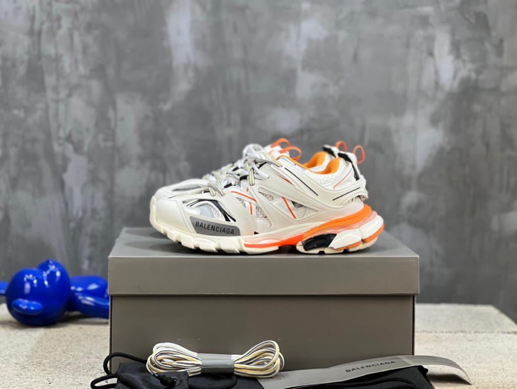 Balenciaga Track White Orange - vstockx