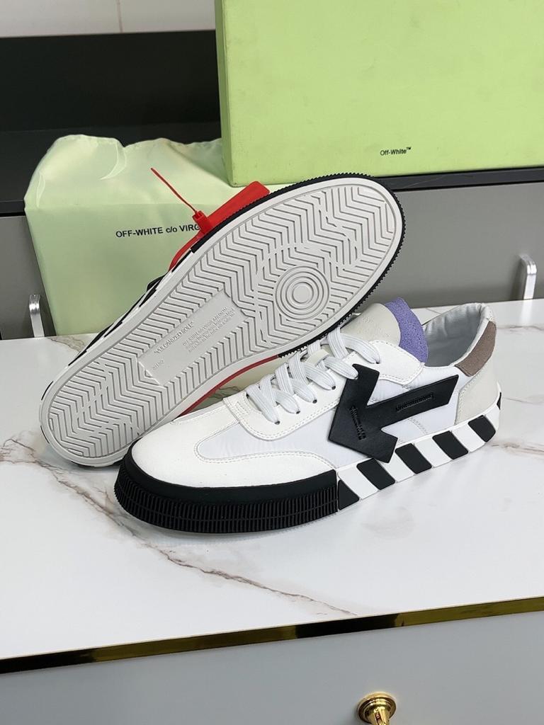 OFF-WHITE New Vulcanized Low White Black Grey Lilac - vstockx