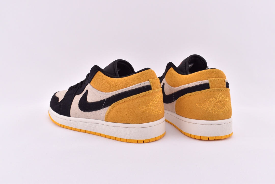 Jordan 1 Low Sail University Gold Black - vstockx