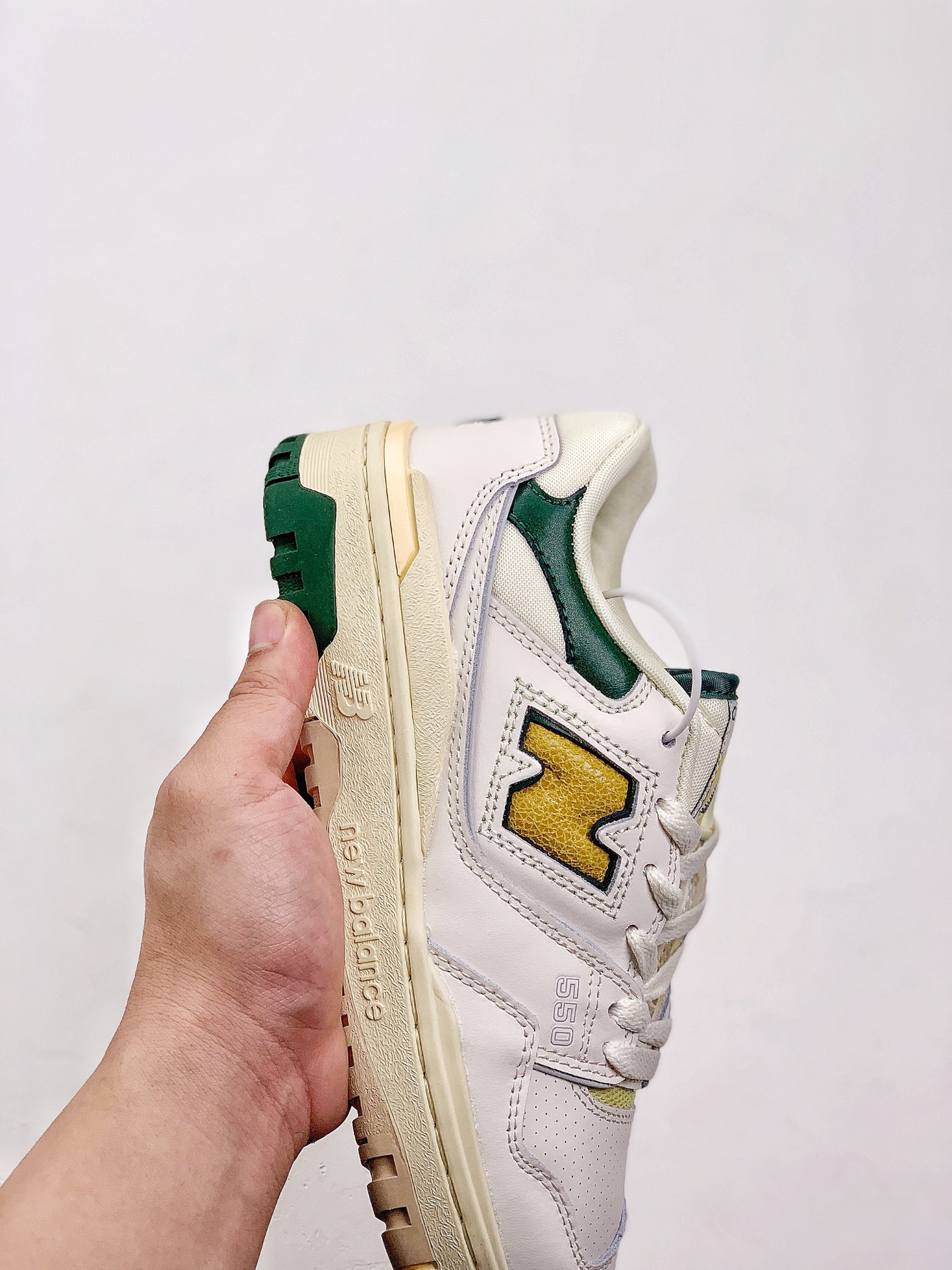 New Balance 550 Aime Leon Dore Natural Green - vstockx