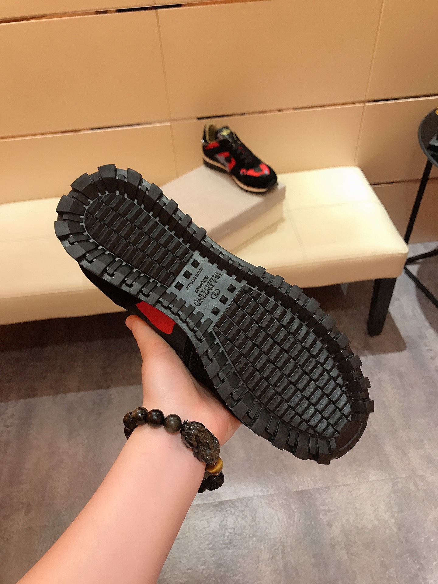 Valentino Garavani Rockrunner camouflage-print sneakers 22 - vstockx