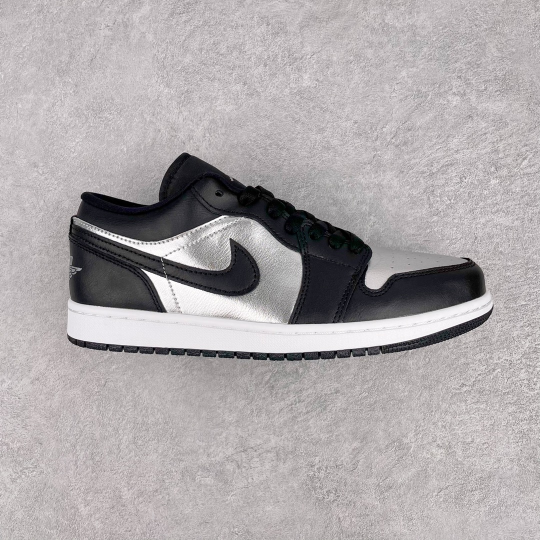 Jordan 1 Low SE Black Metallic Silver - vstockx
