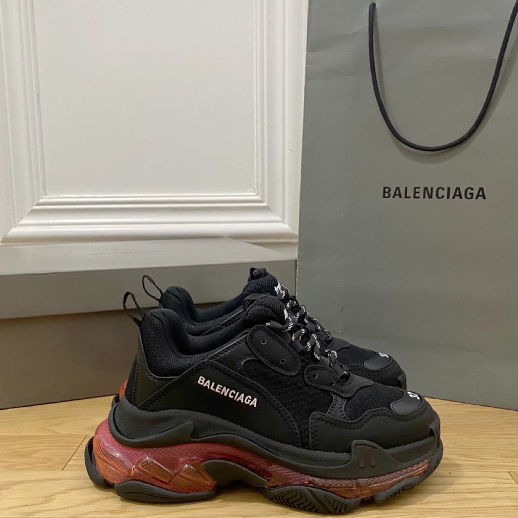 Balenciaga Triple S Clear Sole Neon Pink - vstockx