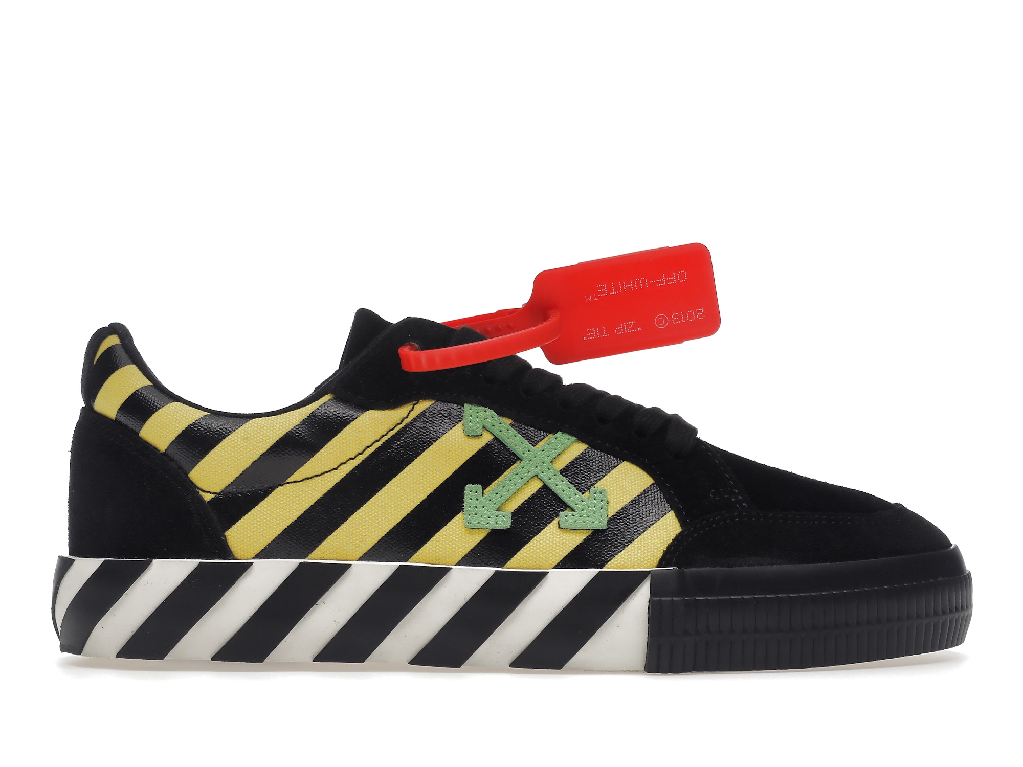 OFF-WHITE Vulc Low Black Yellow Green - vstockx