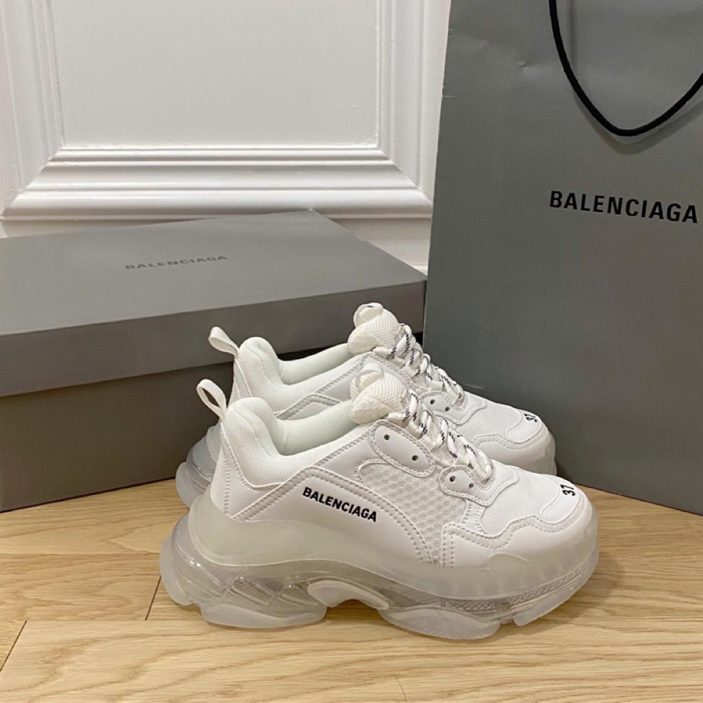 Balenciaga Triple S Clear Sole White - vstockx