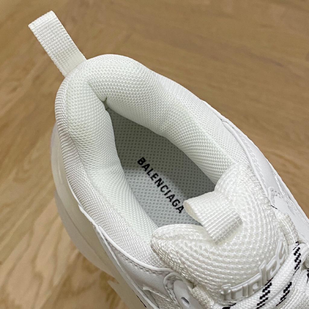 Balenciaga Triple S Clear Sole White - vstockx