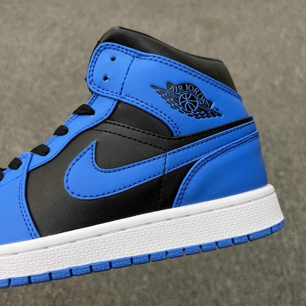 Jordan 1 Mid University Blue Black - vstockx