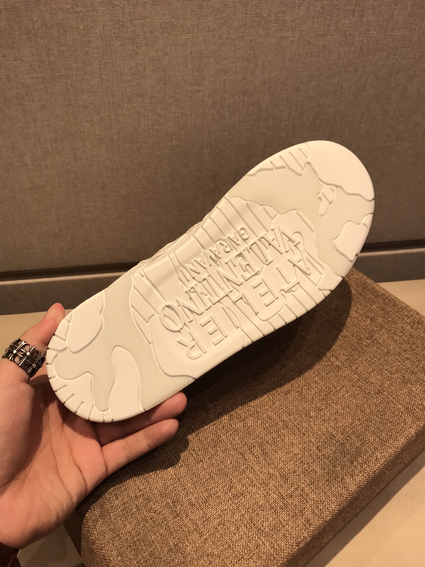 Valentino Garavani Atelier Shoes 07 Camouflage Edition Sneaker in Calfskin 4 - vstockx