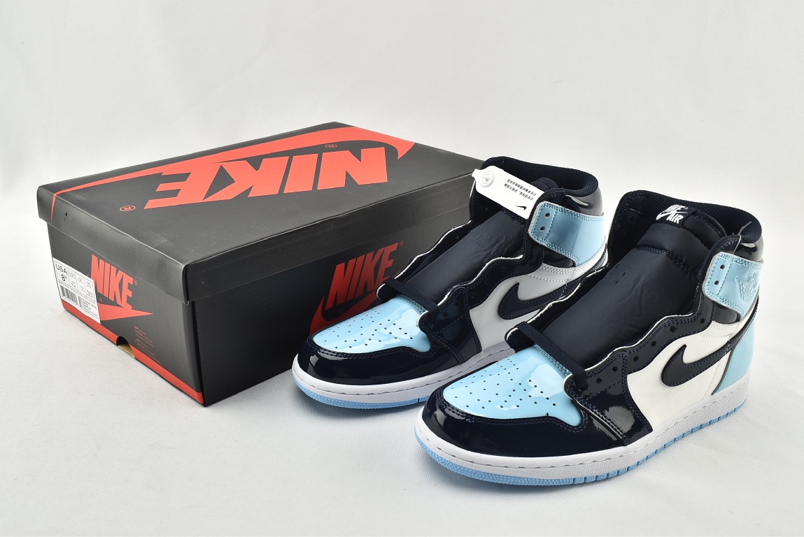 Jordan 1 Retro High UNC Patent - vstockx