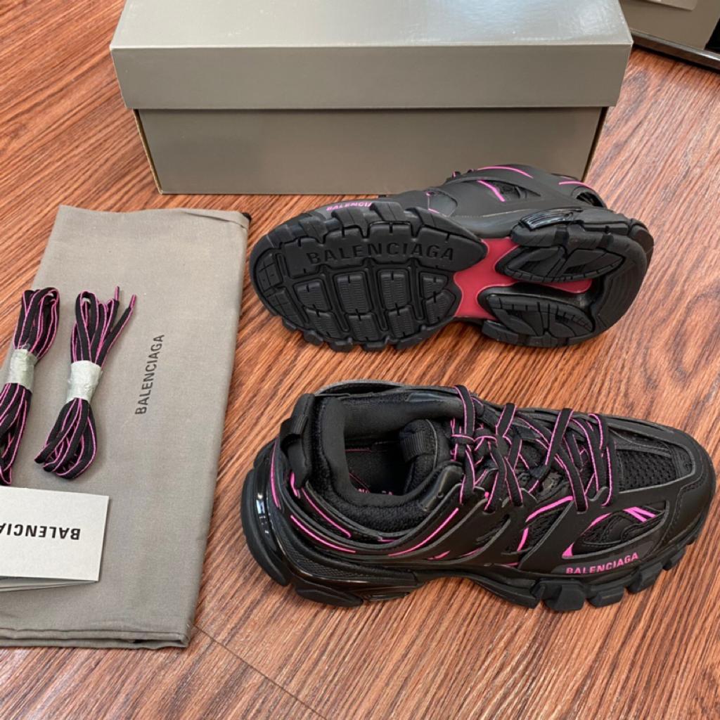 Balenciaga Track Washed Black Pink (W) - vstockx