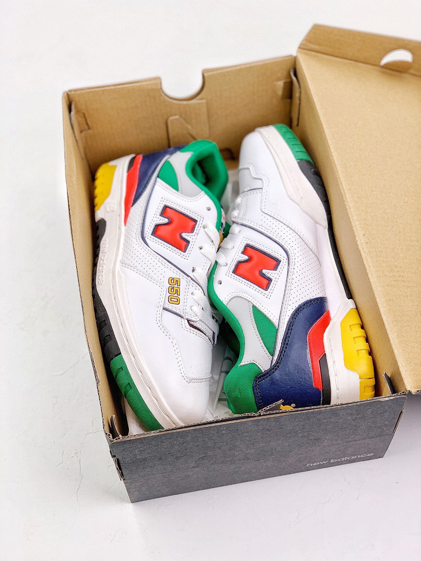 New Balance 550 White Multicolor - vstockx