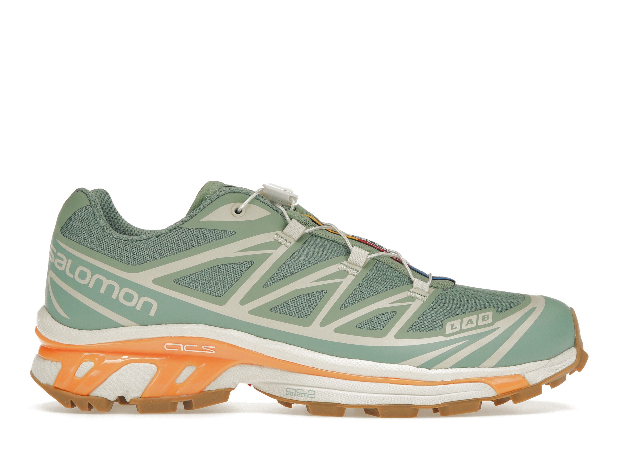 Salomon XT-6 Granite Green Blazing Orange - vstockx