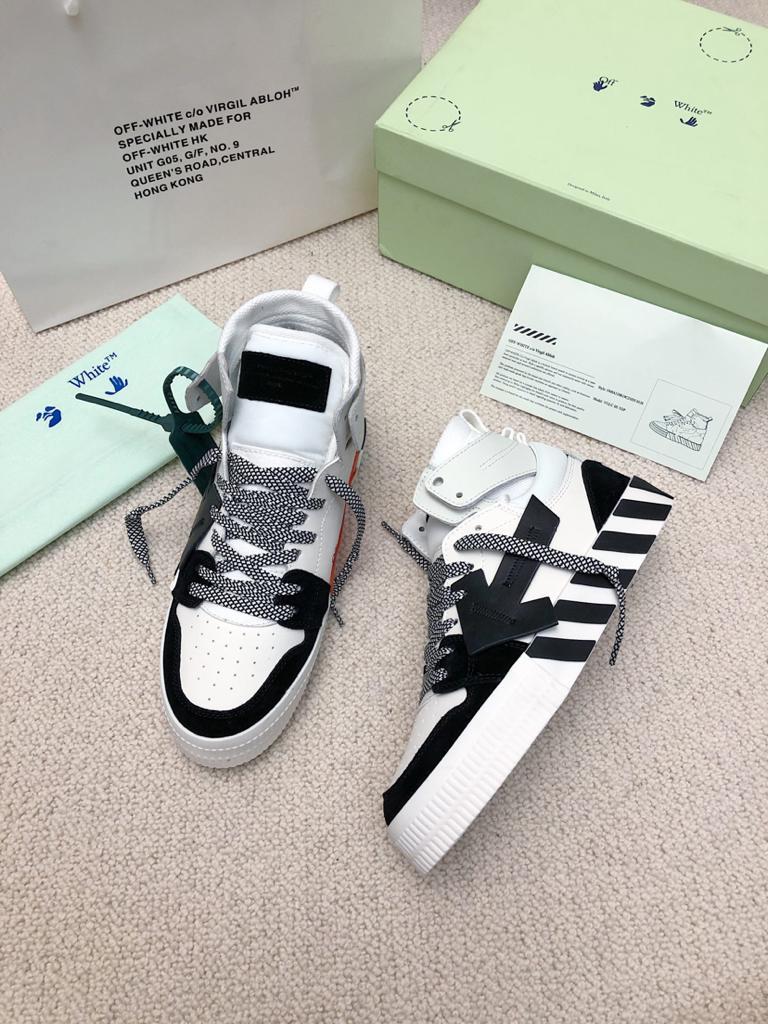 OFF-WHITE Vulc High White Black - vstockx
