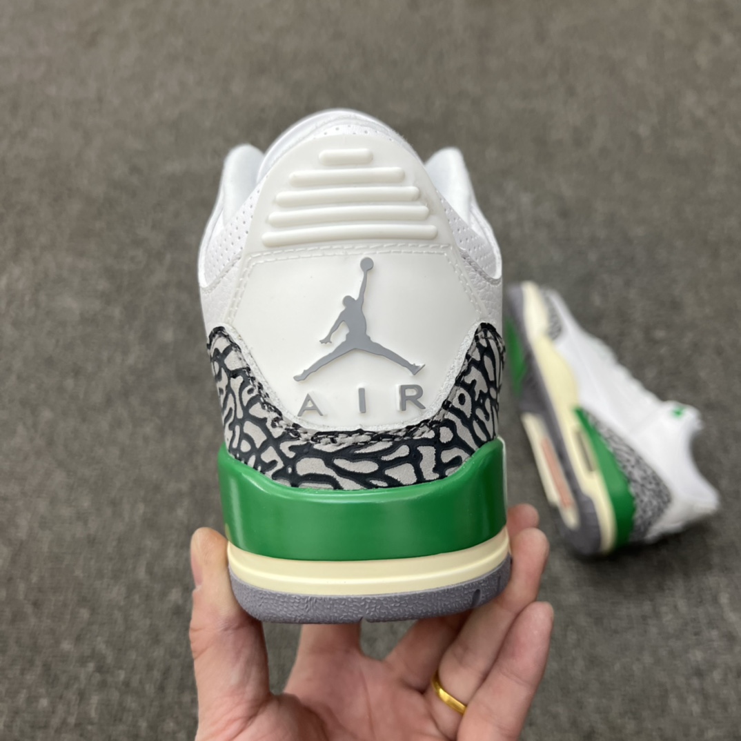 Jordan 3 Retro Lucky Green (Women's) - vstockx