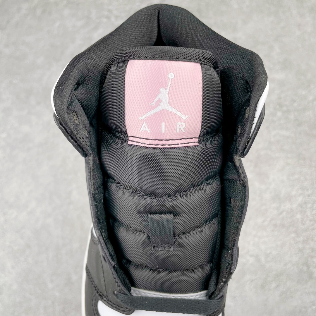 Jordan 1 Mid White Black Light Arctic Pink - vstockx