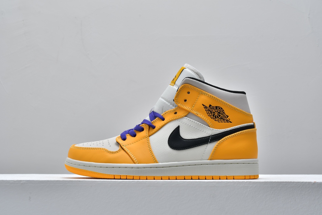 Jordan 1 Mid SE Lakers - vstockx