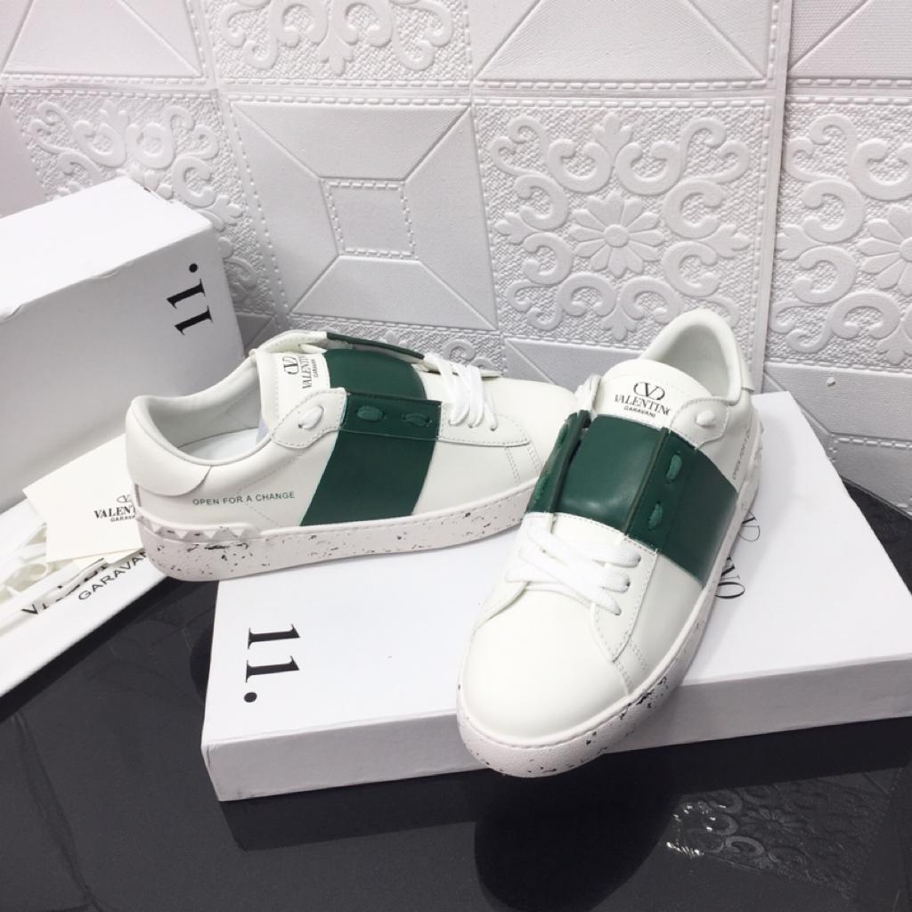 Valentino Open For A Change White/Green - vstockx