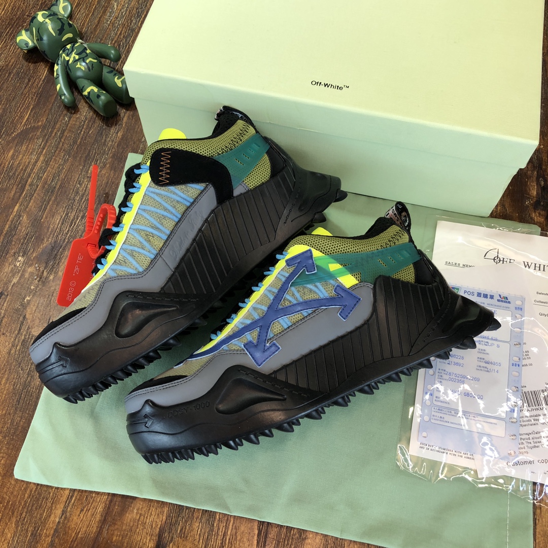 Off-White Odsy-1000 Black Purple AW20 - vstockx