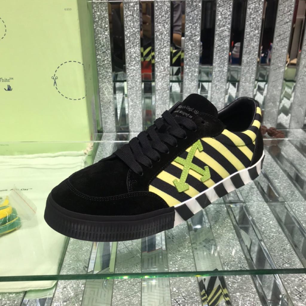 OFF-WHITE Vulc Low Black Yellow Green - vstockx